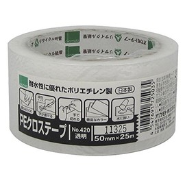 OKAMOTO オカモト PEクロス#420カラー 50mm×25M 透明