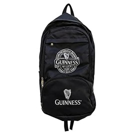 Guinness Foldable Backpack - St Jamses Gate Design, Black, One Size, black