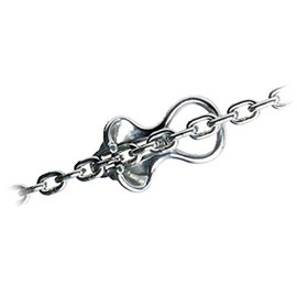 Osculati Stainless Steel Anchor Chain, 1pc, For 10-12mm, Polished, AISI 316, With Claw for Anchor Winch, Jewelry Finding_ItemType