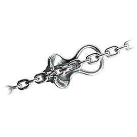 Osculati Stainless Steel Anchor Chain, 1pc, For 10-12mm, Polished, AISI 316, With Claw for Anchor Winch, Jewelry Finding_ItemType