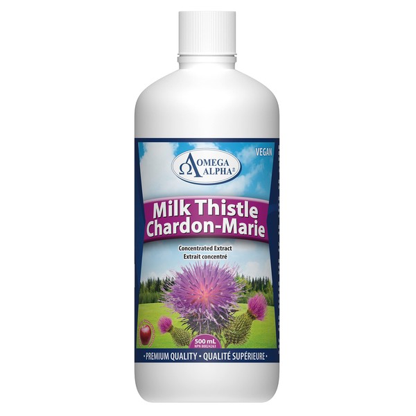 Omega Alpha Milk Thistle Extract Liquid, 500 ml