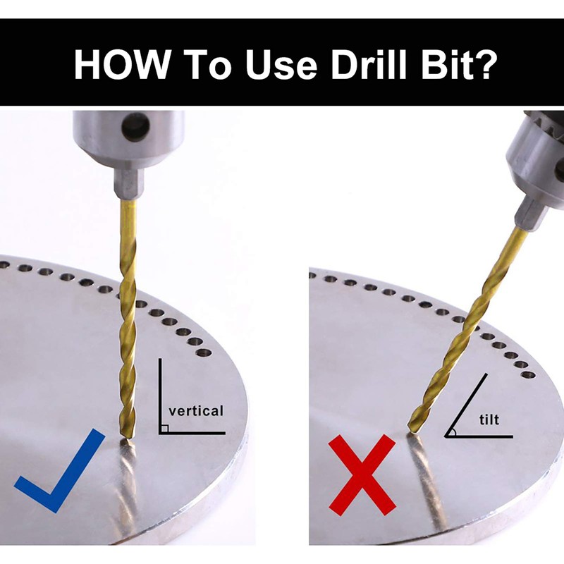 NORTOOLS HSS Round Shank TiN Coated Drill Bit Set with