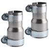 Patioer 2.5" to 3" Exhaust Adapter Reducer with Clamps, Universal