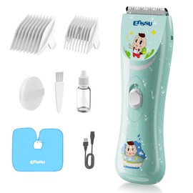 ENSSU ENSSU Quiet Baby Hair Clippers, Lower Noise Haircut Trimmers for Children with Autism and Sensory Sensitivity, Babies Infant Kids Waterproof Hair Cutting Kits