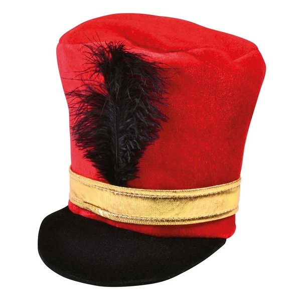 Bristol Novelty BH530 Soldier Hat Red, Mens, One Size