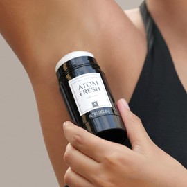 Atom Fresh Natural Deodorant Solid Stick – 72H Triple Odor Defense – Aluminum-Free, Baking Soda-Free – With Amino Acids, Mineral Powder, Plant-based Starch – Comfy Woody – Skin Safe – 2.9 oz