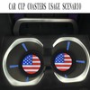 2 Pcs Car Cup Holder Coaster, Cup Holder Cover for
