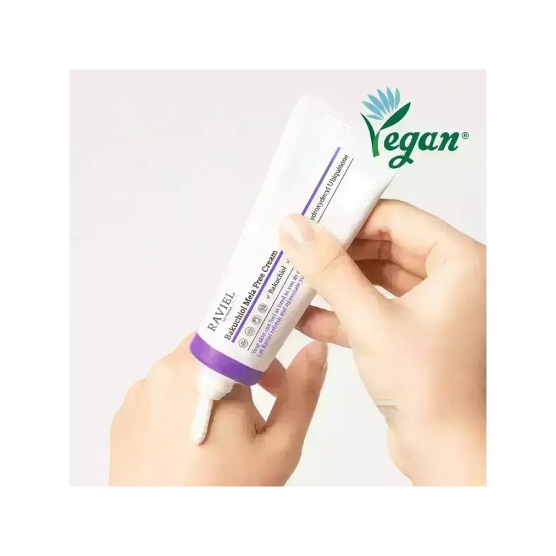 Raviel 안티에이징 깊은주름&탄력개선 리프팅 멜라프리 바쿠치올 크림 50ml Anti-Aging Deep