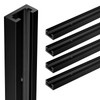 SeekLiny T Tracks for Woodworking,4Pcs Aluminum 48 inch Double Cut