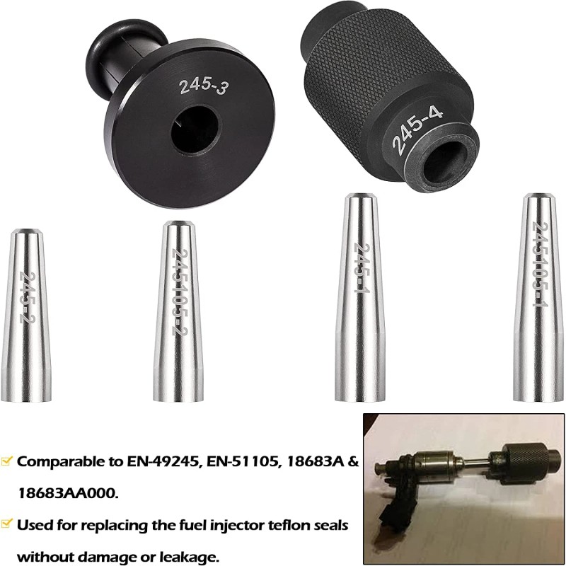 DW-Auto 6706 Injector Rail Assembly Remover & GM245 Fuel Injector