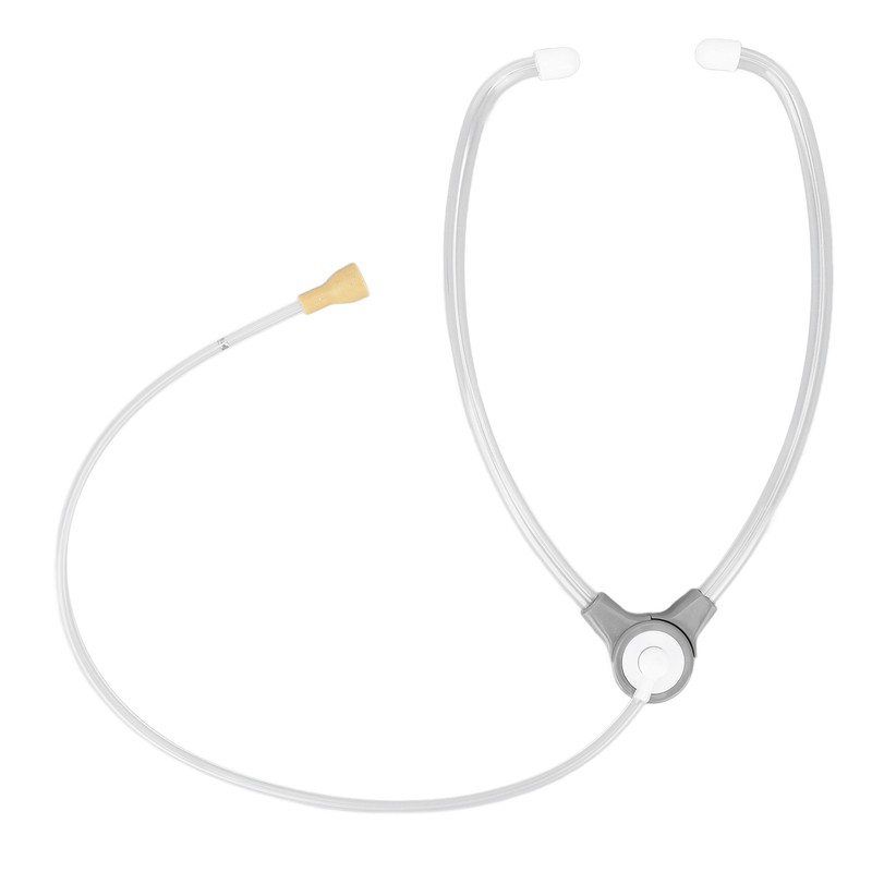 Transparent Listening Aid Stethoscope with Damping Home Double Head Sound