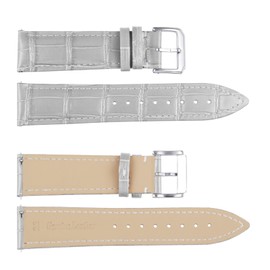 Binlun Genuine Leather Watch Strap, Quick Release, Replacement Strap for Men’s/ Women’s Watches, 12 Colors, (10mm, 12mm, 14mm, 15mm, 16mm, 17mm, 18mm, 19mm, 20mm, 21mm, 22mm, 23mm), grays