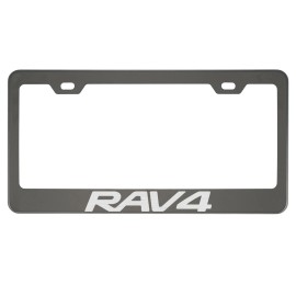 MVP Black Chrome License Plate Frame For RAV4
