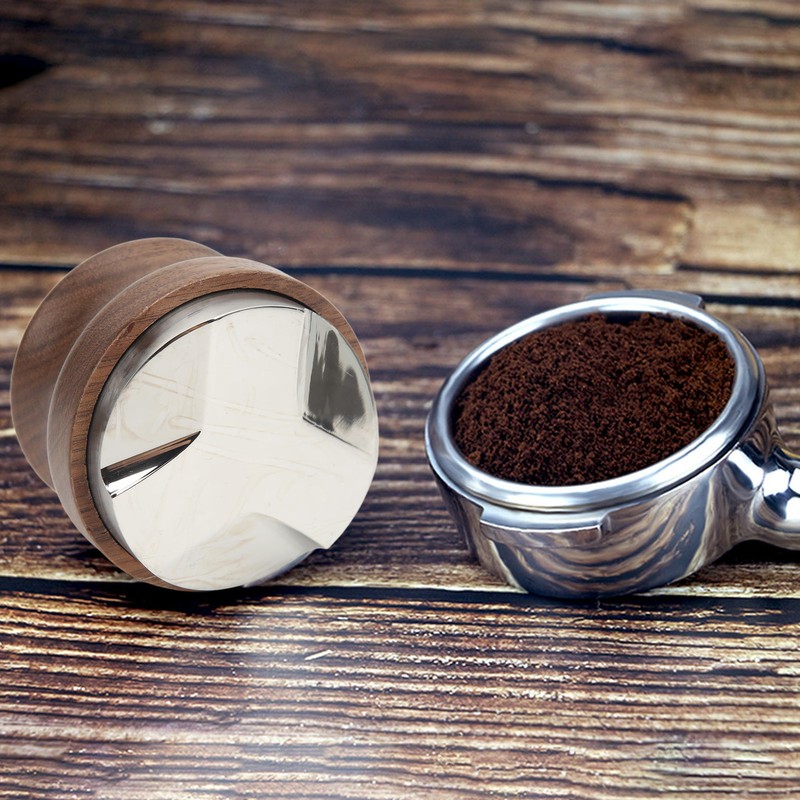 58mm Coffee Distributor Coffee Hand Tamper Adjustable Height Coffee Leveler