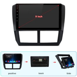 Android 13 Apple CarPlay For Subaru Forester Impreza 2008-2012 Car Stereo Radio