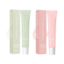 Summer Special Lip Butter Balm, 2 Colors Nourishing Tinted Lip Gloss, Ultra-Hydrating, Instant Hydration, Non-Sticky, Glossy Moisturizing（ Mint +Cake）