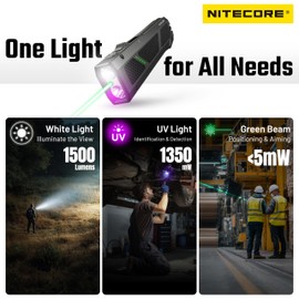 Nitecore EDC17 Three Light Sources Ultra Slim EDC Flashlight Tag
