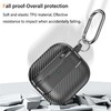 Fofvccv for AirPods 4th Generation Case 2024, Carbon Fiber Texture