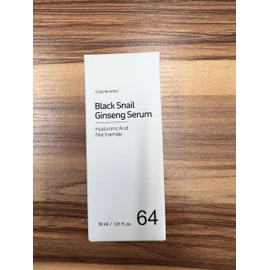 TOSOWOONG Black Snail Ginseng Serum, Ginseng 640,430ppm, Snail Mucin, Hydrating Facial Moisturizer, Acne Scar Remover, Self Care, Glow Skin Under Makeup, Korean Skin Care, 30ml, 1.01 fl. oz.