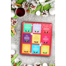 English Tea Shop Premium Holiday Collection Red Gift Tin | 72 Tea Bag Sachets | 108g