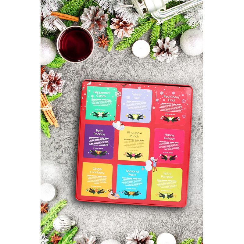 English Tea Shop Premium Holiday Collection Red Gift Tin |