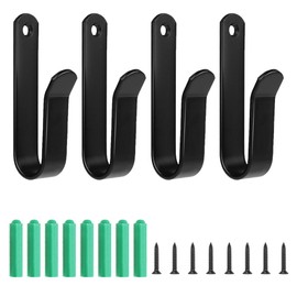 ONEBO 4 Stück Skateboard Wandhalterung, Wandmontage Skateboard Rack, Skateboard Zubehör, Skateboard Ständer, für Snowboards, Verschiedene Kleidungsstücke, Taschen, Headsets, Gamepads, Mäntel