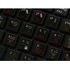 Apple Logic PRO X Keyboard Stickers ON Black Background for