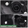 LQI Headlights Assembly Compatible with Toyota Tacoma 2005-2011 Bumper Headlamp
