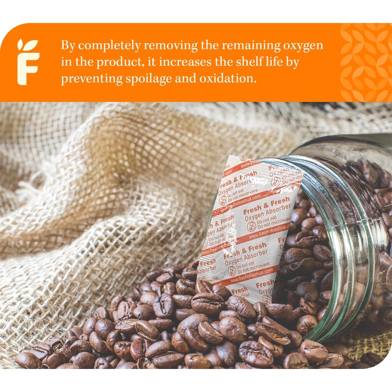 2000 CC [30 Packets] Premium Oxygen Absorbers for Food Storage,