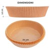 200 Units 16-20cm Round Air Fryer Baking Parchment Paper for
