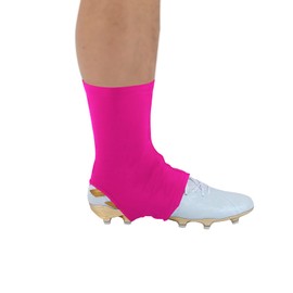Spats Football Cleat Covers,Youth Cleat Covers Football,Bike Cleat Covers,Football Cleat Covers Keeps Dirt/Turf Debri Out,Cleat Sleeves for Football Soccer Lacrosse Youths Adults ﻿ (Pink, Large)