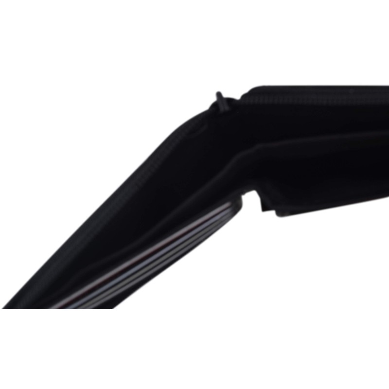 Mens Leather Zippered Wallet style - 702 (Color:Black)