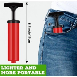 Unbranded 3 Ball Pumps Air Pump for Sports Balls with Needle (set of 3 pumps)