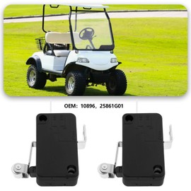 YINETTECH 2pcs Golf Cart Accelerator Micro Switches 16A 250V 10896 25861G01 25861-G01 KW7-0 Compatible with EZGO Electric 1994-Up TXT PDS DCS