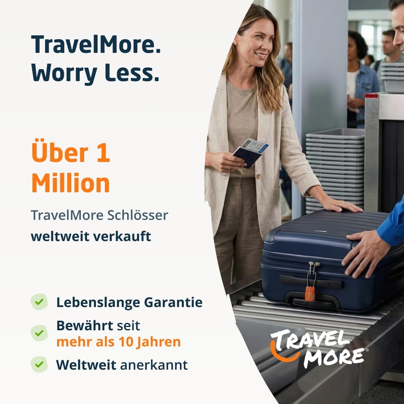 TSA Suitcase Locks | Luggage Lock with Flexible Cable |