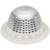LEKEYE Shower Drain Hair Catcher/Shower Drain Cover/Drain Protector for Pop-Up