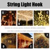 MengMain 180Pcs Gutter Light Hook,Galvanized Gutter Hook Clip,Gutter Light Hangers