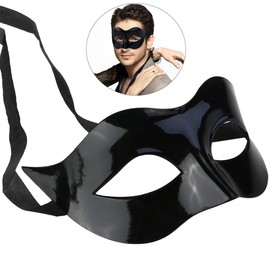 FOMIYES Mascarada máscara de para El Hombre: Medio Venecia Misterioso Disfraces Cosplay Cosplay Accesorio para Masquerade
