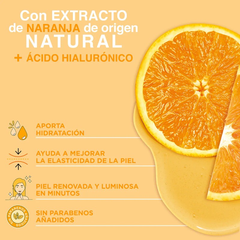 POND'S Mascarilla Hidratante Fruity Hydra Fresh de Naranja 26 g