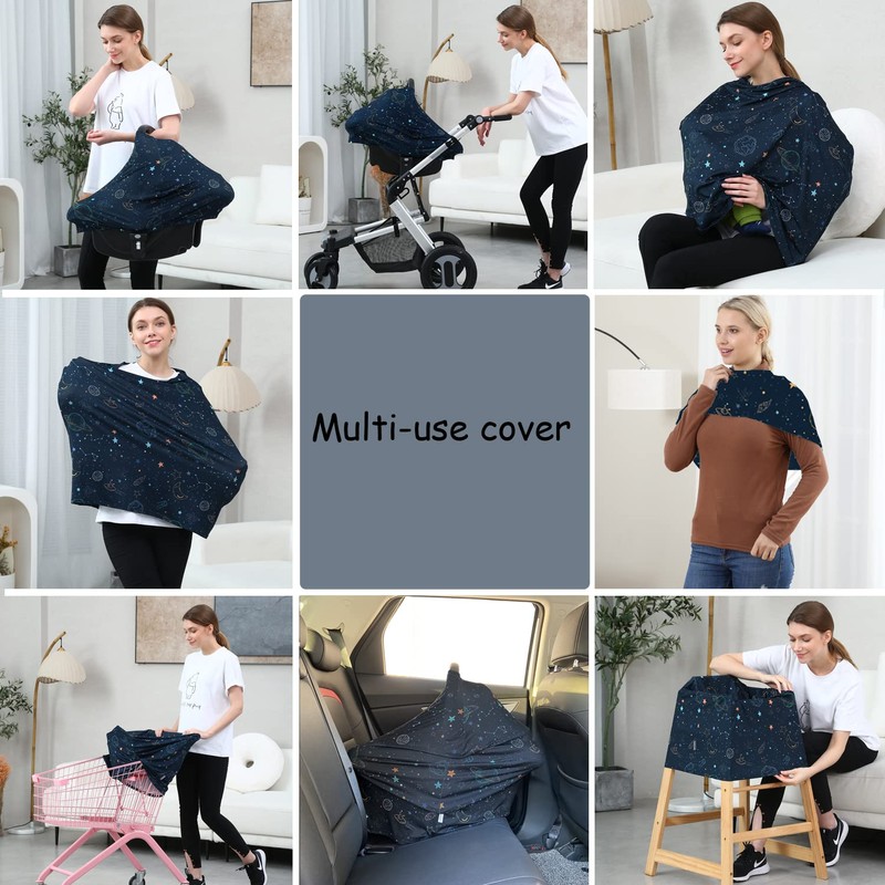 Car Seat Covers for Babies – Multi-use Breastfeeding Cover Carseat