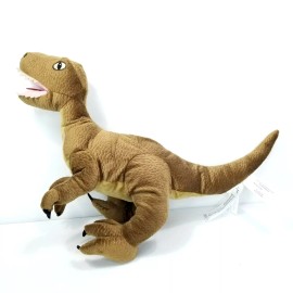 IKEA Velociraptor Dinosaur Soft Brown Plush Stuffed Animal 14" Raptor IKEA Jattelik