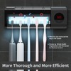HouseGem Toothbrush Holder, Timer Function, 2000mAh Rechargeable Cordless Wall-Mounted Bathroom