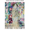 GFM® Wool Blend Cashmere Texture Painting Art Based Print Shawl