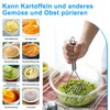 2 Pieces Potato Masher Stainless Steel Potato Masher Kitchen Utensils