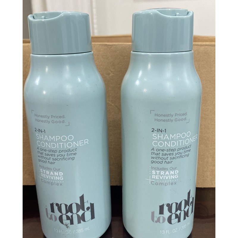 ROOT TO END 2-In-1 Shampoo Conditioner, Strand Reviving Set Off