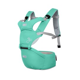 Sonarin front premium hipseat baby carrier, multifunctional, ergonomic, 100% cotton, butterfly swivel buckle, 6 carrying positions, adapted to your growing child, ideal gift