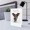 DistinctInk Greeting Card/Note Card -Toy Fox Terrier Photograph Birthday -
