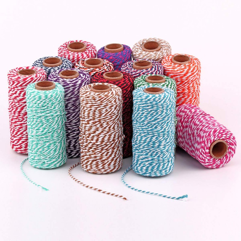 YZSFIRM Cotton Twine String Bakers Rope: 2 Roll Twines for