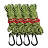 NKAKTSU Tent Rope, Paracord Guy Line, Set of 4, Adjustable,