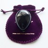 Large Size Yoni Egg, Pre-Drilled, Made of Obsidian Gemstone, Entry